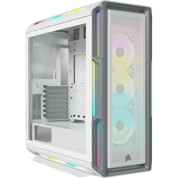 CORSAIR iCUE 5000T RGB ATX Mid-Tower PC-fodral - Vit (CC-9011231-WW) Vit
