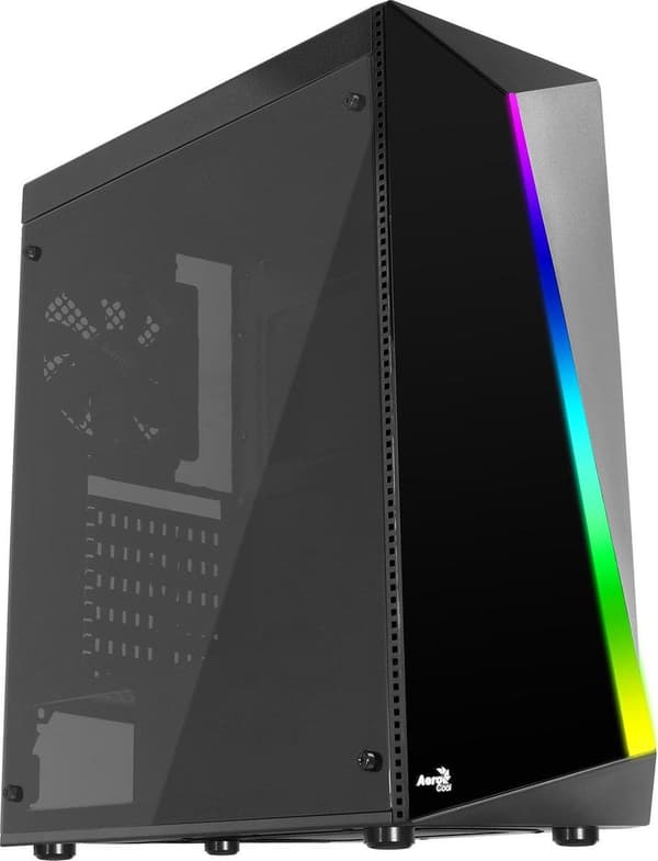 Aerocool Shard Midi-Tower Svart Svart