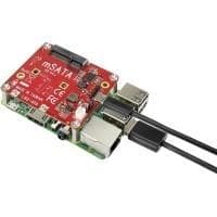 Renkforce Raspberry Pi® udvidelseskort mSATA Sort, Guld, Rød, Sølv