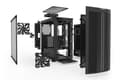 Miniatyrbild 4 av 9: var tyst! Pure Base 500DX Desktop Black - Härdat glas