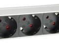Miniatyrbillede 3 af 5: Equip 333309 power extension 1,8 m 7 AC output(s) Indendørs Sort, Hvid