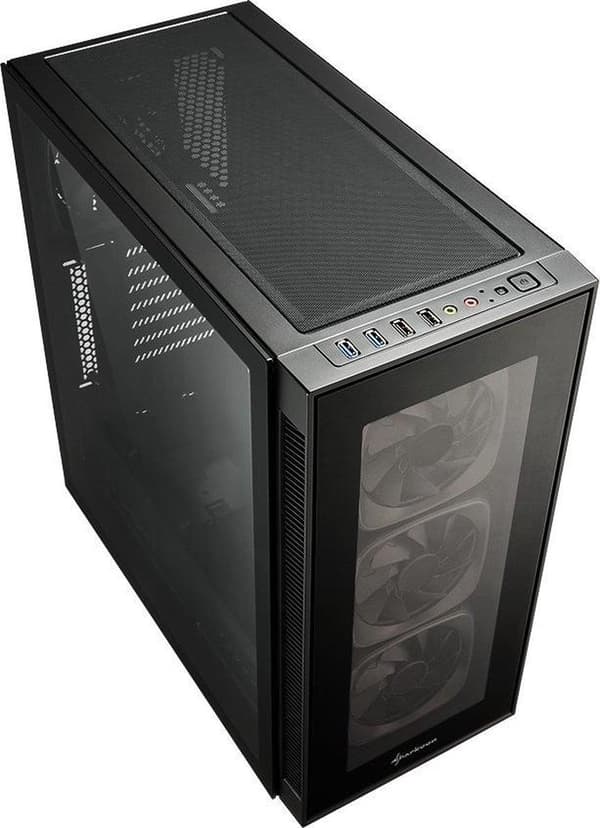 Sharkoon TG6 RGB Midi ATX Tower Sort