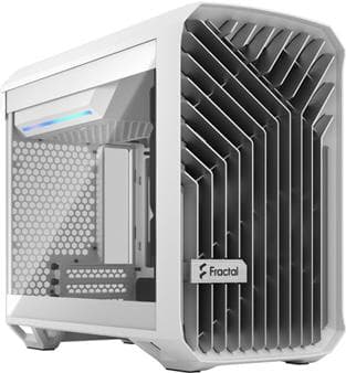 Fractal Design Torrent Nano - PC - Vit - Micro-ITX - Stål - Härdat glas - 16,5 cm - 33,5 cm (FD-C-TOR1N-03)