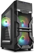 Miniatyrbild 1 av 6: Sharkoon VG7-W RGB Midi ATX Tower Svart