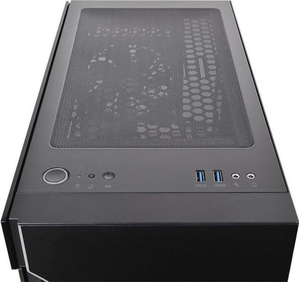 Thermaltake H200 TG RGB Midi-Tower Svart