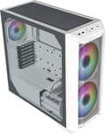 Miniatyrbild 2 av 7: Cooler Master HAF 500 Vit - Midtower-modell - E-ATX - 2 x 2,5'', 2 x 3,5''/2,5'' - max. grafikkortslängd 410 mm - vit