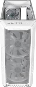 Miniatyrbild 1 av 7: Cooler Master HAF 500 Vit - Midtower-modell - E-ATX - 2 x 2,5'', 2 x 3,5''/2,5'' - max. grafikkortslängd 410 mm - vit