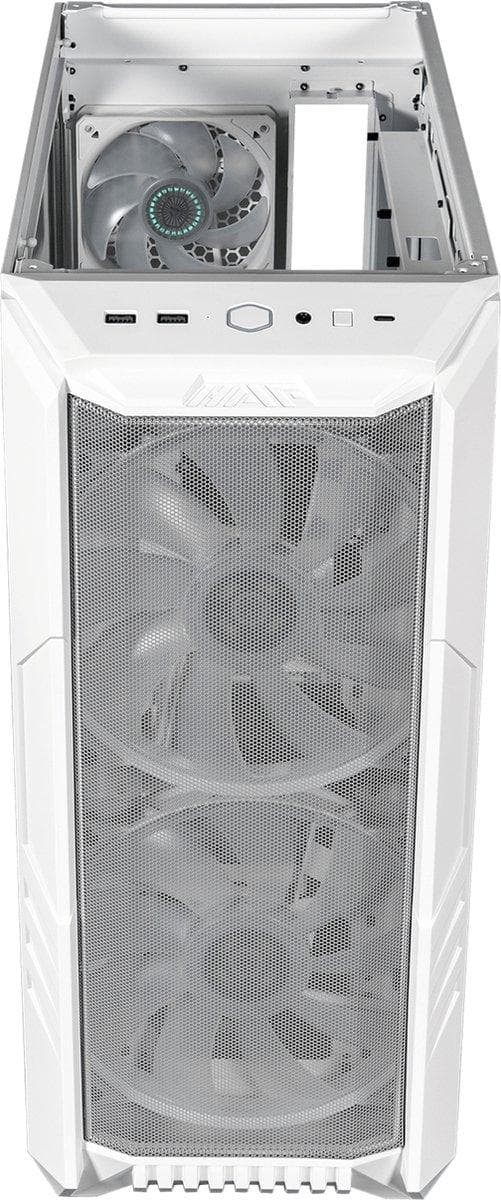 Cooler Master HAF 500 Hvid - Midtower-model - E-ATX - 2 x 2,5'', 2 x 3,5''/2,5'' - maks. videokortlængde 410 mm - hvid Hvid