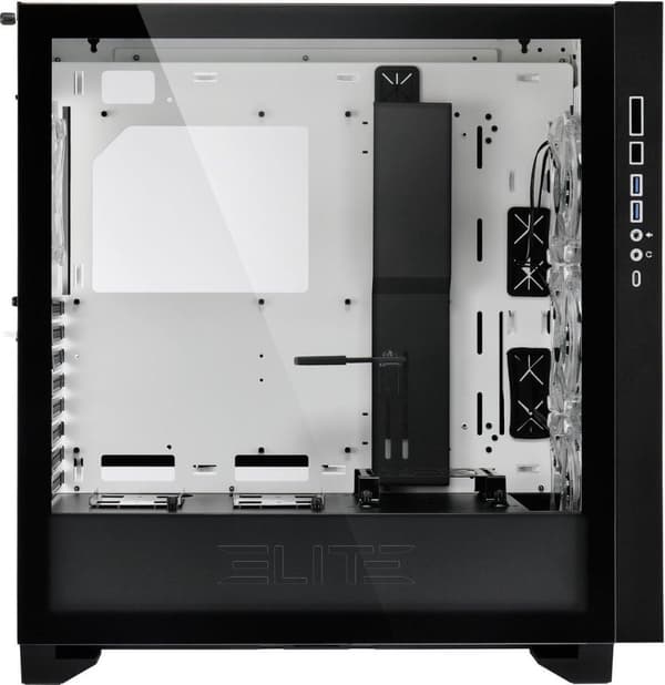 Sharkoon ELITE SHARK CA300T Midi Tower Hvid