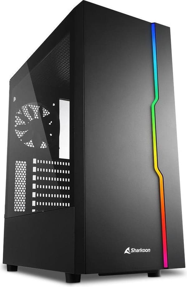 Sharkoon RGB Slider Midi Tower Svart
