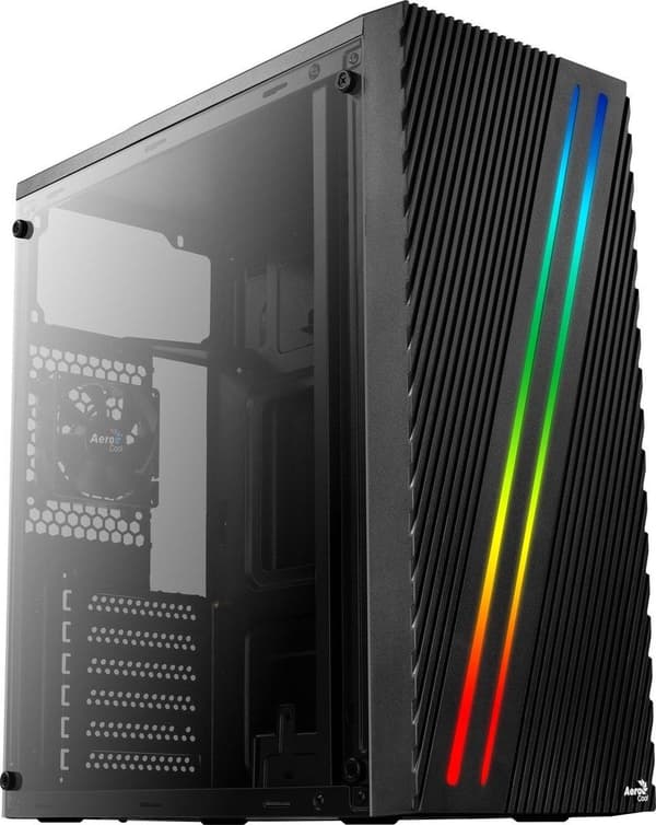 Aerocool Streak Midi Tower Svart