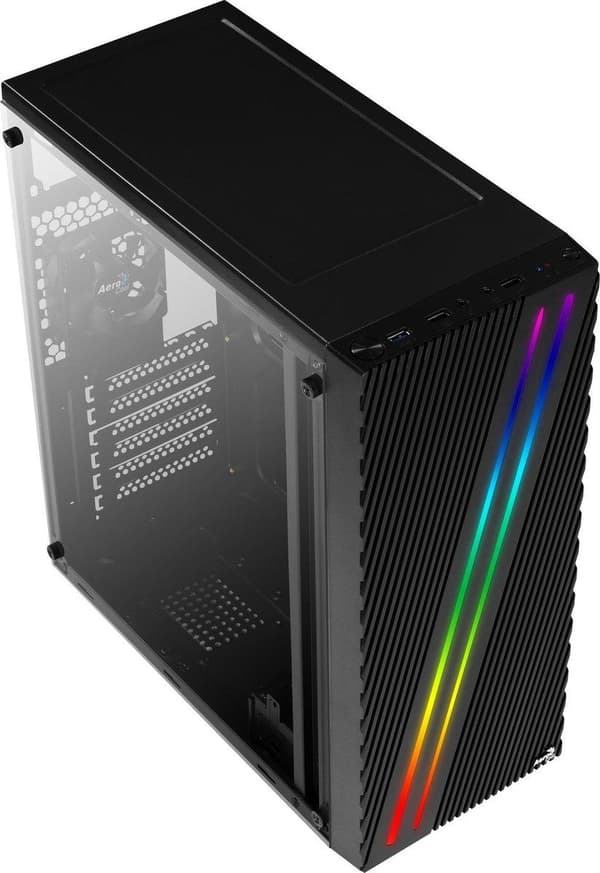 Aerocool Streak Midi Tower Svart