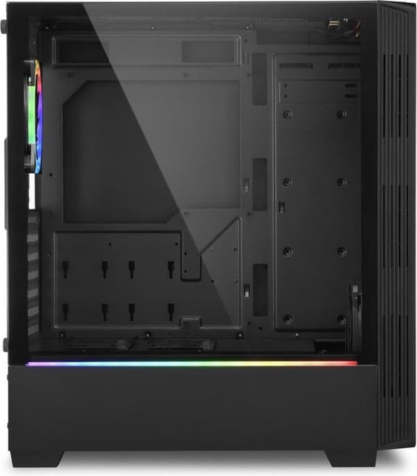 Sharkoon RGB LIT 200 Midi Tower musta