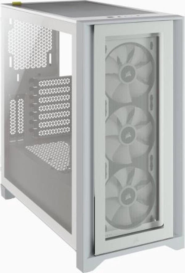 Corsair iCUE 4000X RGB Midi Tower Hvid Hvid