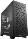 Sharkoon MS-Z1000 - microATX - sidepanel med vindue (hærdet glas) - ingen strømforsyning (ATX) - sort - USB/Audio (4044951035090) Sort