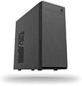 Miniatyrbild 1 av 6: Chieftec Elox Series HC-10B-OP - Desktop - ATX - utan strömförsörjning (ATX) - svart - USB/Audio (HC-10B-OP)