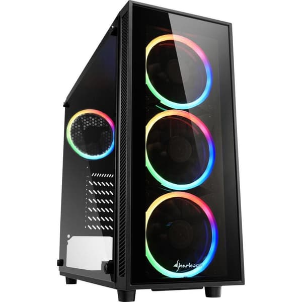 Sharkoon TG4 Midi Tower Svart
