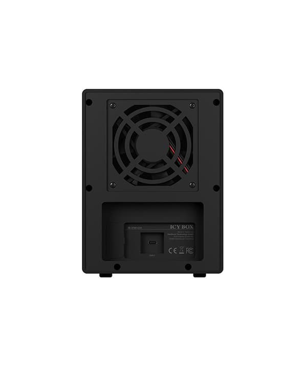 ICY BOX IB-3740-C31 2,5/3,5'' HDD/SSD-hölje svart