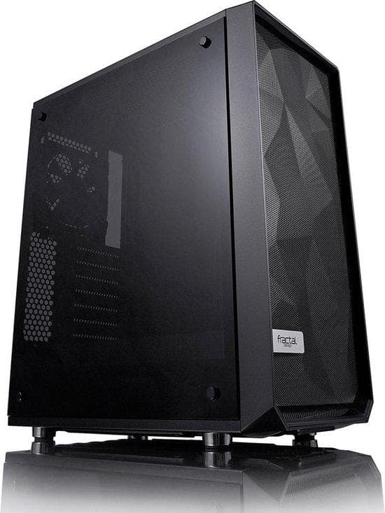 Fractal Design Meshify C - Dark TG - Midi Tower - ATX - uden strømforsyning (ATX) - Sort - USB/Audio Sort