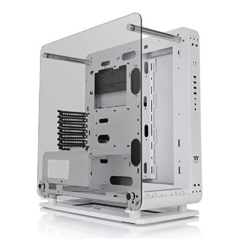 Thermaltake Core P6 TG Snow - MDT - SSI CEB - sidopanel med fönster (härdat glas) - utan strömförsörjning (PS/2) - vit - USB/ljud
