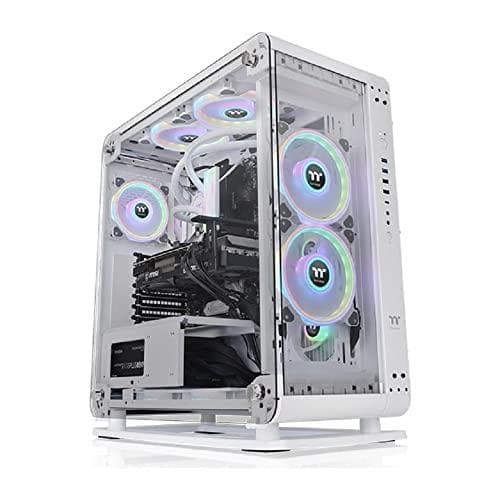 Thermaltake Core P6 TG Snow - MDT - SSI CEB - sidopanel med fönster (härdat glas) - utan strömförsörjning (PS/2) - vit - USB/ljud