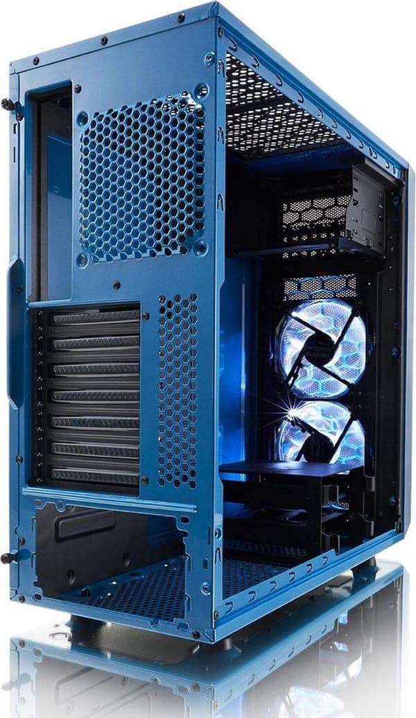 Fractal Design Focus G Midi-Tower Svart, Blå