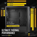 Pikkukuva 6 / 6: Antec Dark League DF700 FLUX - MDT - ATX - ikkunallinen sivupaneeli (karkaistu lasi) - ilman virtalähdettä - USB/Audio (0-761345-80070-9)