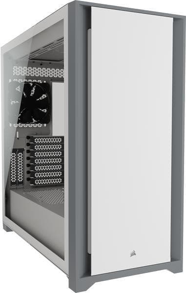 CORSAIR 5000D - MDT - Extended ATX - utan strömförsörjning (ATX) - vit - USB/Audio (CC-9011209-WW) Vit
