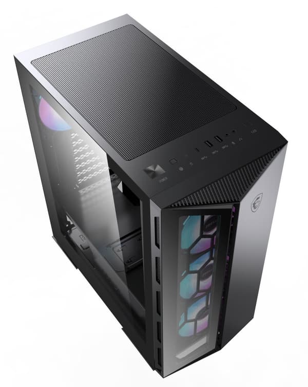 MSI MPG GUNGNIR 110R - Tower model - ATX - ingen strømforsyning (ATX) - USB/Audio