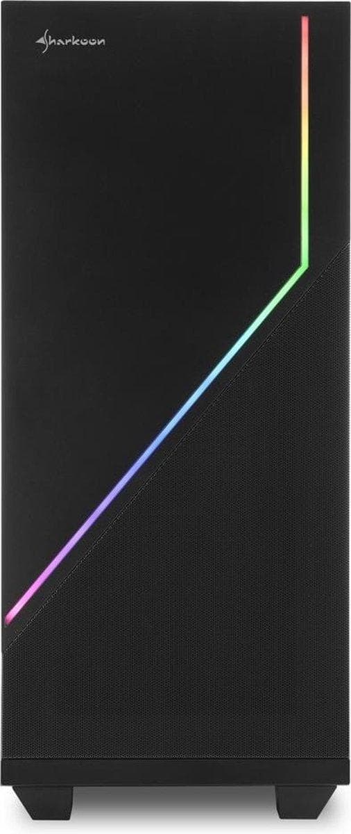 Sharkoon RGB FLOW Midi ATX Tower Sort