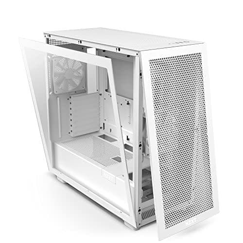 NZXT H7 FLOW ALL Vit MidiTower glasfönster CM-H71FW-01 detaljhandel (CM-H71FW-01)