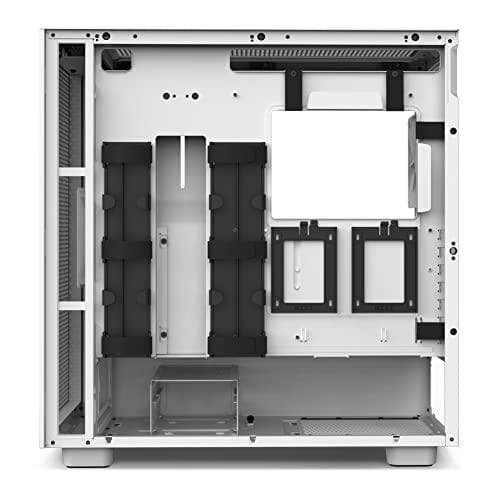 NZXT H7 FLOW ALL Vit MidiTower glasfönster CM-H71FW-01 detaljhandel (CM-H71FW-01)