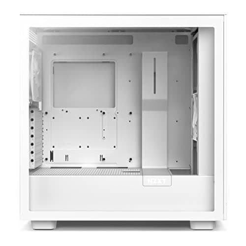 NZXT H7 FLOW ALL Vit MidiTower glasfönster CM-H71FW-01 detaljhandel (CM-H71FW-01)
