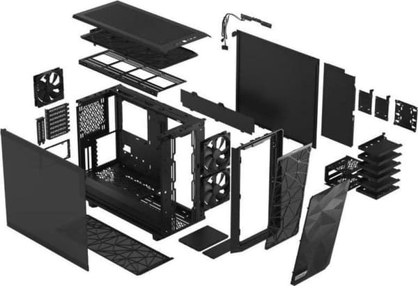Fractal Design Meshify 2 Midi Tower musta