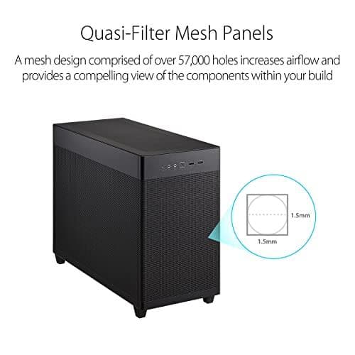 ASUS Prime AP201 MicroATX Mini Tower Svart