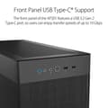 Miniatyrbild 6 av 6: ASUS Prime AP201 MicroATX Mini Tower Svart