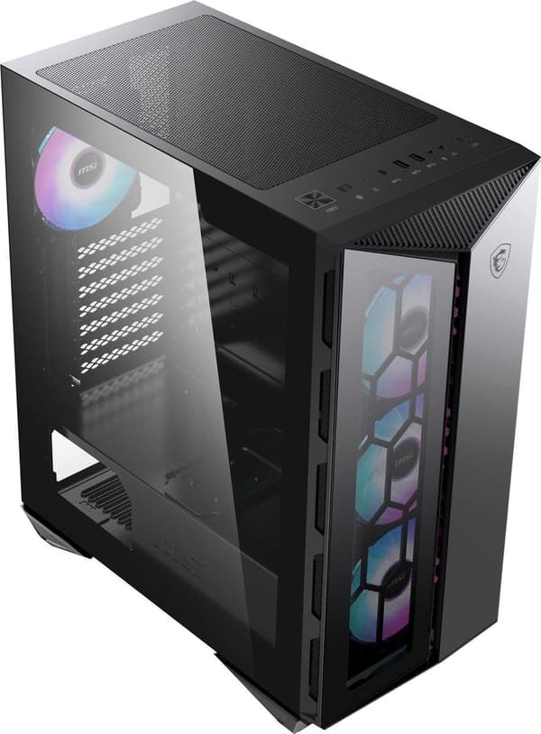 MSI MPG GUNGNIR 110R - Tower modell - ATX - ingen strömförsörjning (ATX) - USB/Audio