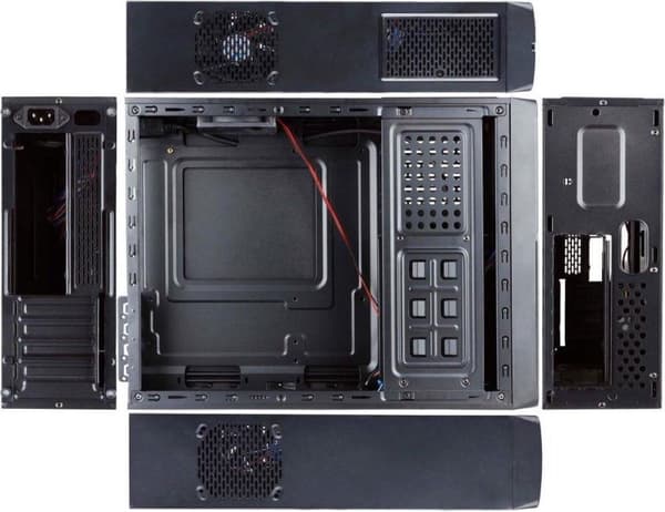 Chieftec UE-02B datorfodral Mini Tower Black 250 W