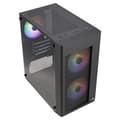 Miniatyrbild 4 av 4: Aerocool HEXFORMBKV2 Micro ATX PC-fodral 3 fläktar FRGB Svart