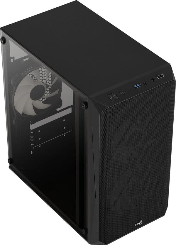Aerocool CS107V2 tietokonekotelo Mini Tower Musta