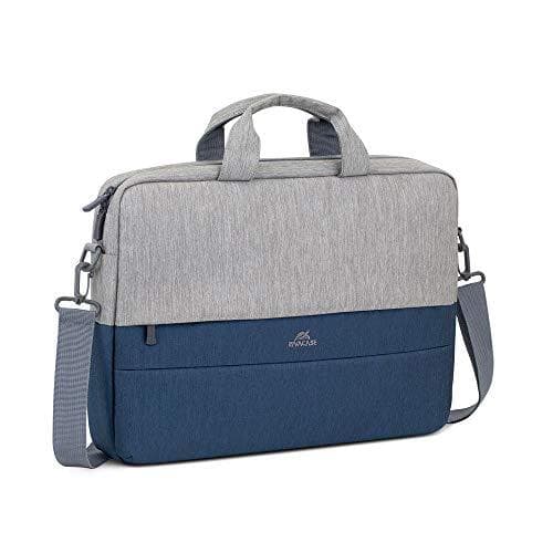 RIVACASE 7532 Grey/Dark Blue anti-theft Laptop bag 15.6