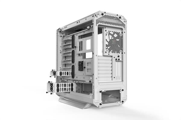 var tyst! Silent Base 802 Fönster Vit Midi Tower Vit