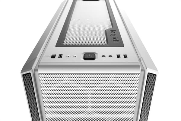 var tyst! Silent Base 802 Fönster Vit Midi Tower Vit