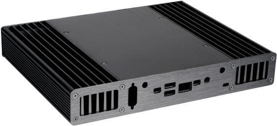 Akasa Plato - Ultra Small Form Factor - UCFF - uden strømforsyning - USB/Audio Sort