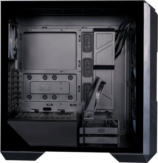 Cooler Master HAF 500 Black - Midtower modell E-ATX - 2 x 2,5'', 2 x 3,5''/2,5'' - max. grafikkortslängd 410 mm - svart