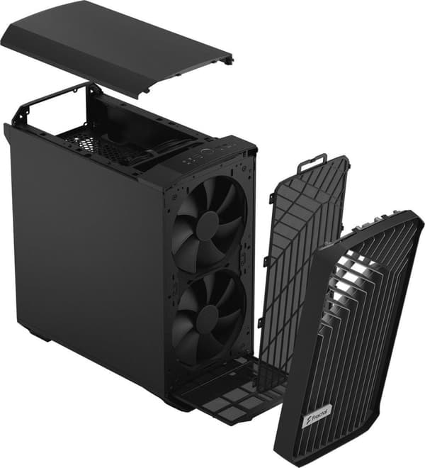 PC-kotelo - FRACTAL DESIGN - Torrent Compact Black Solid - Musta (FD-C-TOR1C-04)