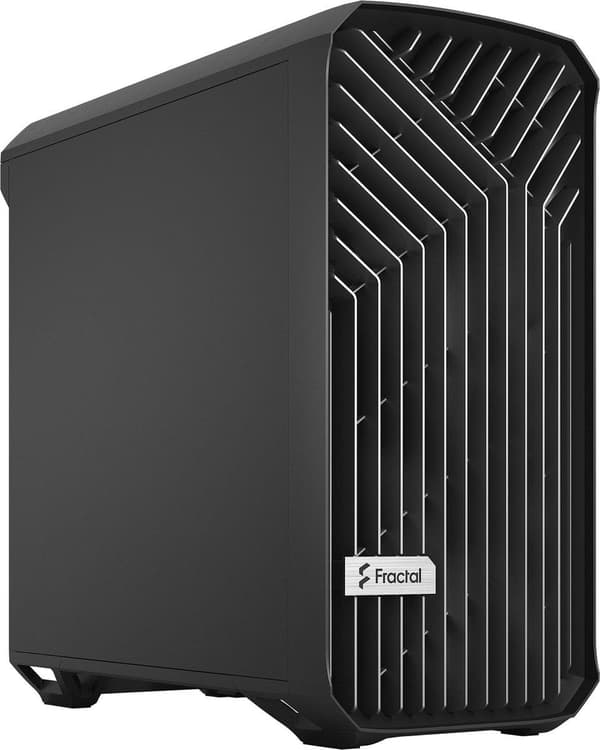 PC-fodral - FRACTAL DESIGN - Torrent Compact Svart Solid - Svart ( FD-C-TOR1C-04 ) Svart