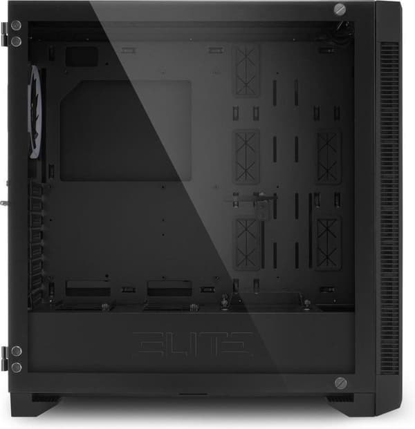 Sharkoon ELITE SHARK CA200M Midi Tower musta