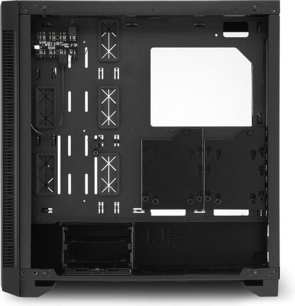 Sharkoon ELITE SHARK CA200M Midi Tower musta