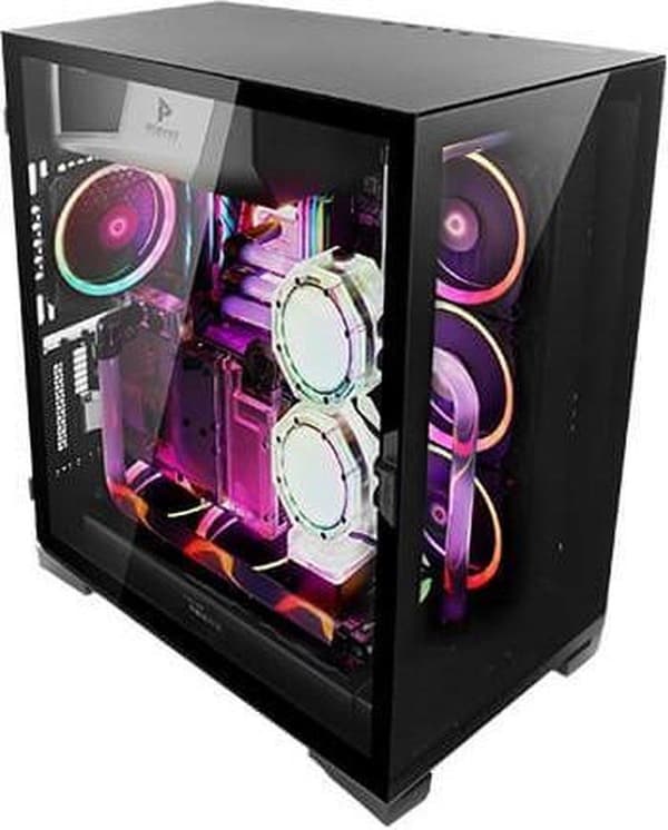 Antec P120 Crystal Midi Tower Sort